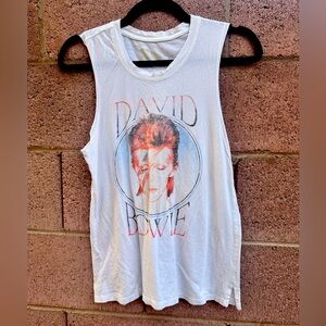 David Bowie women’s fun summer tank Size M never worn soft comfy fabric vintage